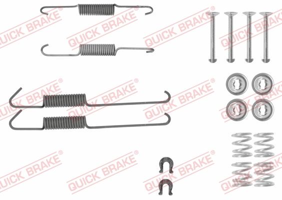 QUICK BRAKE Tarvikesarja, jarrukengät 105-0002